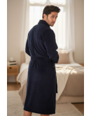 Vīriešu kokvilnas ar bambusa mājas halāts 1145Sn L-XL/3XL/4XL/5XL/6XL/7XL