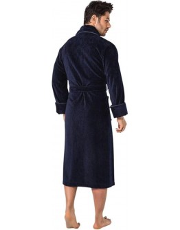 Vīriešu kokvilnas ar bambusa mājas halāts 1145Sn L-XL/3XL/4XL/5XL/6XL/7XL