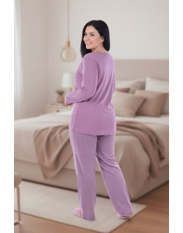 Sieviešu pidžama Kokvilnas  lielie izmēri  11506L M-6XL
