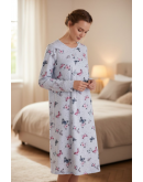 Naktskrekls  Kokvilnas sieviešu  lielie izmēri  11544B 2XL-6XL