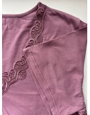 Naktskrekls ar īsām piedurknēm Kokvilnas sieviešu  lielie izmēri  12072L   L-6XL