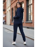 Mājas sporta bikses ar kabatām, uniseks, 80% kokvilna, lielie izmēri 20086Sn S–4XL