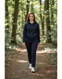 Mājas sporta jaka ar rāvējslēdzēju un kapuci brīva laika uniseks 80% kokvilna lielie izmēri 20306Sn S–4XL