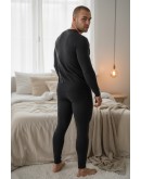 Vīriešu termoveļa pilsētai. Tikai krekliņš ar garām piedurknēm vilna grafīts krāsa lielie izmēri  31005Gt M-4XL