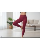 Sieviešu termoveļa pilsētai Legingi 47% vilna bordo krāsa lielie izmēri  31071B S-4XL