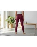 Sieviešu termoveļa pilsētai Legingi 47% vilna bordo krāsa lielie izmēri  31071B S-4XL