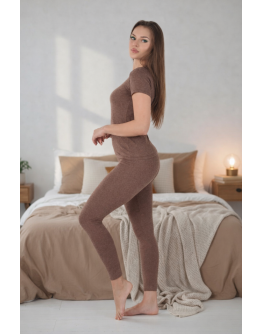 Sieviešu termoveļas legingi ar vilnu – 31071KF, S-4XL