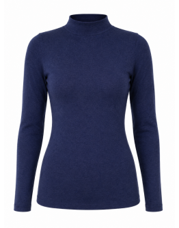 Sieviešu termoveļas krekls ar garām piedurknēm,ar apkakli, vilna – 35001Sn, S-4XL 