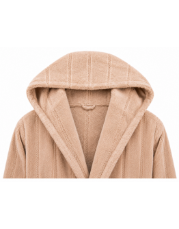 Unisex kokvilnas frotē halāts ar kapuci – 450KF, M-5XL