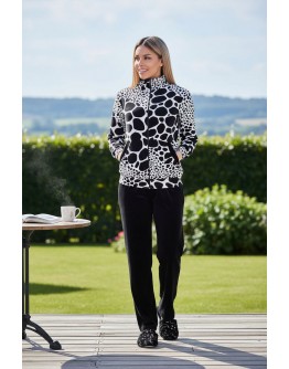 Velūra komplekts lielie izmēri samta 51669DM M-4XL