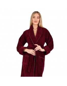 Sieviešu kokvilnas ar bambusa mājas halāts 6895B S/M/L-XL/2XL/3XL