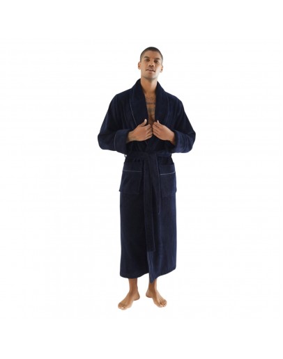 Vīriešu kokvilnas ar bambusa mājas halāts 7235Sn L-XL/2XL/3XL/4XL