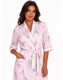 Sieviešu halāts no kokvilnas un viskozes 82049P S–6XL Sieviešu halāts no kokvilnas un viskozes 82049P S–6XL