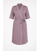 Sieviešu halāts no kokvilnas un viskozes 82049TPL  M–6XL