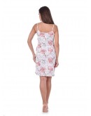 Naktskrekls ar lencītēm Kokvilnas viskozes sieviešu plāns elpojošs 84172M S-2XL Naktskrekls ar lencītēm Kokvilnas viskozes sieviešu plāns elpojošs 84172M S-2XL