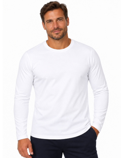 Unisex T-krekls ar garām piedurknēm 95% kokvilna 5% elastāns S–6XL Unisex T-krekls ar garām piedurknēm 95% kokvilna 5% elastāns S–6XL
