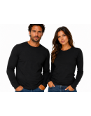 Unisex T-krekls ar garām piedurknēm 95% kokvilna 5% elastāns S–6XL