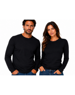 Unisex T-krekls ar garām piedurknēm 95% kokvilna 5% elastāns 91005DMN S–6XL