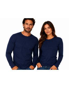 Unisex T-krekls ar garām piedurknēm 95% kokvilna 5% elastāns 91005DTS S–6XL