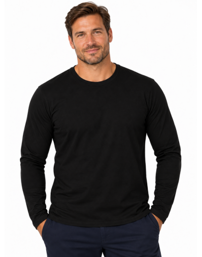 Unisex T-krekls ar garām piedurknēm 95% kokvilna 5% elastāns S–6XL Unisex T-krekls ar garām piedurknēm 95% kokvilna 5% elastāns S–6XL