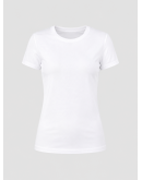 Sieviešu T-krekls 95% kokvilna 5% elastāns 92001KB S–4XL