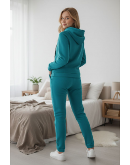 Sieviešu Hūdijs ar siltinātu iekšpusi Kokvilnas ļoti Silta brīva laika jaka lielie izmēri A21682 S-4XL