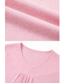 Saīsināts sieviešu naktskrekls lielos izmēros no kokvilnas un viskozes 2XL–8XL