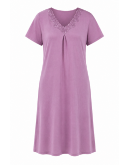 Sieviešu naktskrekls lielos izmēros no 100% kokvilnas 12072L L–6XL
