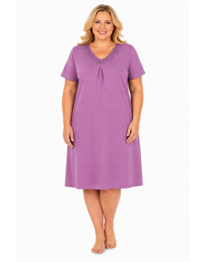 Sieviešu naktskrekls no 100% kokvilnas lielos izmēros L–6XL Sieviešu naktskrekls no 100% kokvilnas lielos izmēros L–6XL
