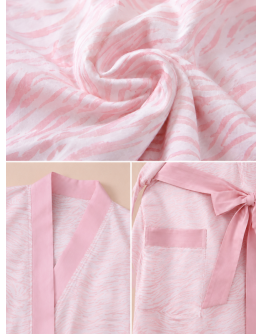 Sieviešu halāts no 100% kokvilnas 12626Ps S–4XL