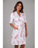 Sieviešu halāts no kokvilnas un viskozes 82049Mk S–2XL