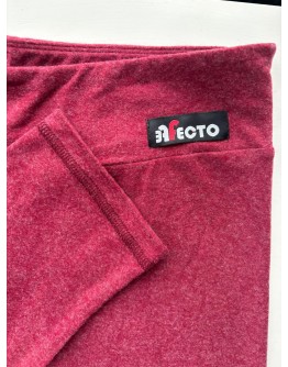 Sieviešu termoveļa pilsētai Krekliņš ar garām piedurknēm vilna Bordo krāsa lielie izmēri  31001B S-4XL