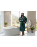 Vīriešu un Sieviešu kokvilnas frotē halāts ar kapuci 450Zn Unisex M-5XL