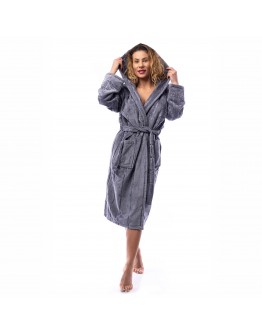 Vīriešu un Sieviešu kokvilnas frotē halāts ar kapuci 450Sr Unisex