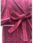 Sieviešu Velūra Halāts lielie izmēri samta 51011B M-6XL Sieviešu Velūra Halāts lielie izmēri samta 51011B M-6XL