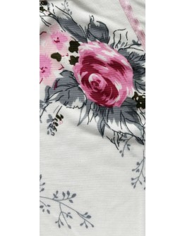 Sieviešu halāts kokvilnas viskozes plāns elpojošs  lielie izmēri  82049R 3XL-6XL